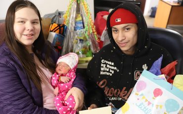 Six Nations’ First Baby of 2026 is a little girl. Mom Eilaya General and dad Rory Thomas brought her home Friday, Jan. 1 to a large family waiting eagerly to meet the new family addition...See story page 3. (Photo by Jim C. Powless)