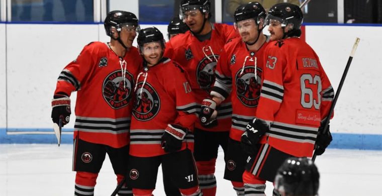 The Six Nations Ironmen split their first two playoff games in their best-of-seven series against the Halton Hills Coyotes. Photo by Honee Anderson.