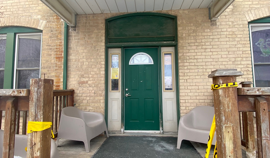 Six Nations Elected Council shut down the library without notice last week. (Photo by Jim C. Powless)