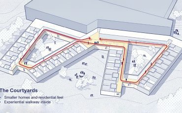 Six Nations’ proposed new lodge. Two designs for the new lodge were produced, but Six Nations Elected Council only saw one. (Iroquois Lodge Design)