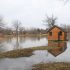 Chiefswood Park was flooded out as Grand River waters breached the banks. (Photos by Jim C. Powless)