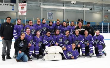 The Six Nation Stars, a first-year team, have qualified for the Ontario Women's Hockey Association championships next month. Photo by Irelynn Gross.