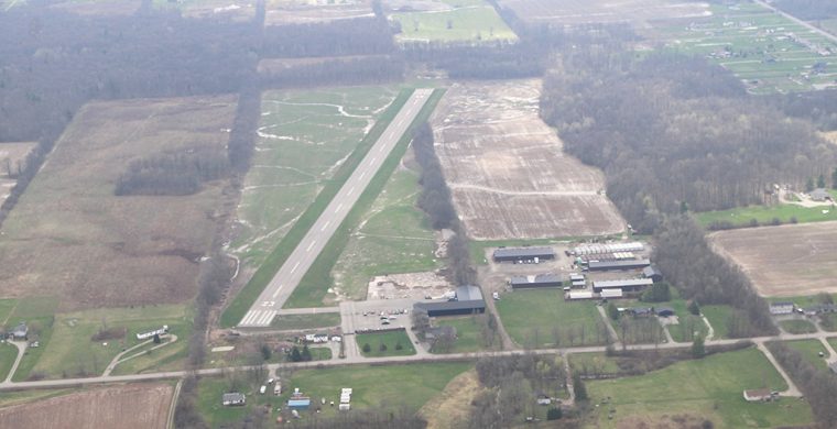 The proposed aerodrome on Fifth Line has neighbours concerned over the amount of traffic it may attract and safety. (Photo by Jim C Powless, TIN photographer)