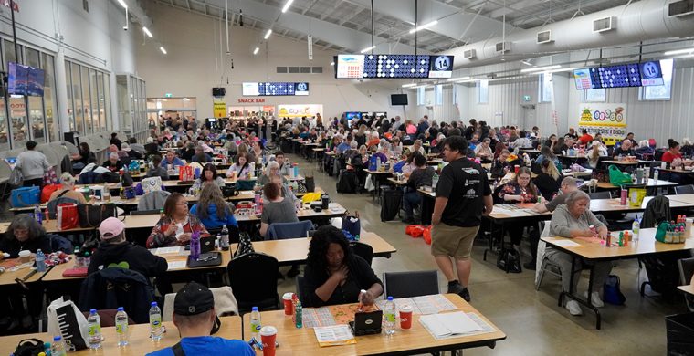 A packed hall marked the 30th anniversary of the community owned Six Nations Bingo Hall. (Supplied Photo)