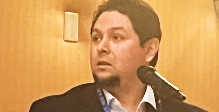 Isaiah Kicknosway, Six Nations cannabis entrepreneur. (Photo by Sam Laskaris)