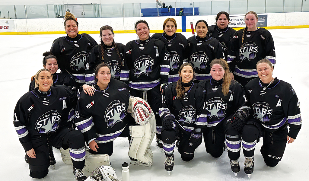 The Six Nations Stars are one of 20 clubs that will compete in the Senior C category at the OWHA championships. (Photo courtesy Six Nations Stars.)