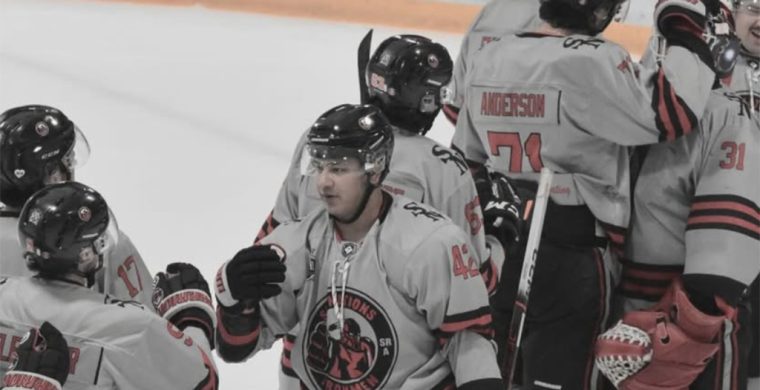 It wasn’t the final result they wanted but the Six Nations Ironmen were able to celebrate making it to the NPHL’s Western Conference finals this season. Photo by Honee Anderson. (Supplied Photo)