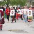 Six Nations community members Red Dress Day March remembering Missing and Murdered Indigenous People made its way down Chiefswood Road through Ohsweken to a gathering at Veterans’ Park. (Photos by Jim C.Powless)