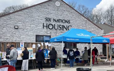 Six Nations Band Administration offices held open houses and barbecues last week kicking off the annual community awareness week events that continue through the month. (TIN photo)