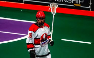 Ross Hill scored the game-winning goal for the Six Nations Rivermen on Saturday. (Photo by Andrew VanEvery)