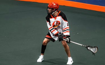 Thunder Hill led the Six Nations Rivermen offence in their season opener with a seven-point performance. Photo by Andrew Van Every.
