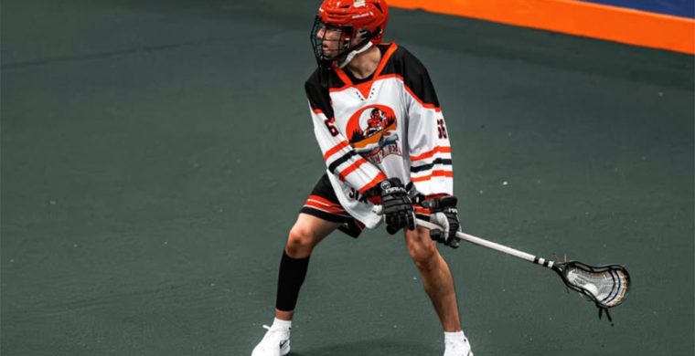 Thunder Hill led the Six Nations Rivermen offence in their season opener with a seven-point performance. Photo by Andrew Van Every.