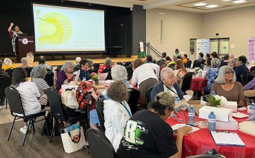 The audience had a chance ot learn about brain health in the fight against dementia. (Photos by Alex Murray)