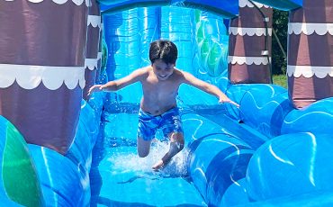 There may not have been crowds, but Six Nations’ Solidarity Day event meant fun was keeping cool in the sun. See story page 4. (Photo by Alex Murray)