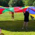 Everyone loves the beach and the games that go with it! OMSK held its annual beach day with students enjoying a variety of games and of course a barbecue Monday. (Photo by Alex Murray)