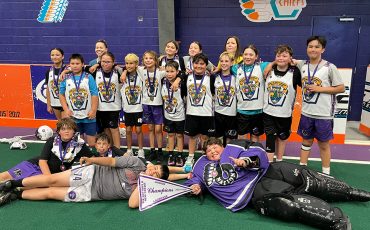 OMSK’s junior lacrosse team celebrated their undefeated championship run at this year’s Six Nations School Lacrosse Tourney at ILA!
