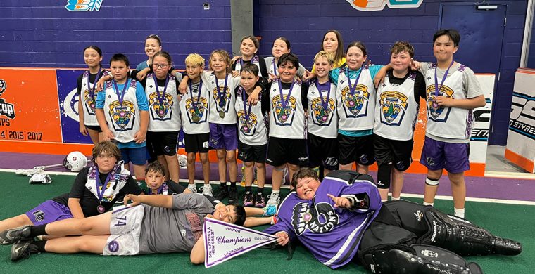 OMSK’s junior lacrosse team celebrated their undefeated championship run at this year’s Six Nations School Lacrosse Tourney at ILA!