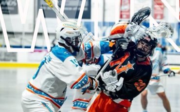 The Six Nations Chiefs (white jerseys) improved their record to 8-0 by beating the Owen Sound North Stars on Saturday. (Photo by Darryl Smart.)