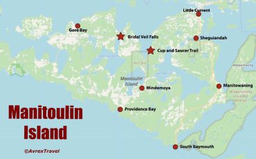 Manitoulin Island comes from the Anishinaabe word Manidoowaaling, translating into “Spirit Island” or “Cave of the Spirit is home to six First Nations.