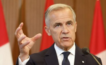 Photo: The Canadian Press Prime Minister Mark Carney speaks about Canada's response to new U.S. tariffs during a news conference on Parliament Hill in Ottawa on Saturday, Aug. 22, 2026. THE CANADIAN PRESS/Patrick Doyle