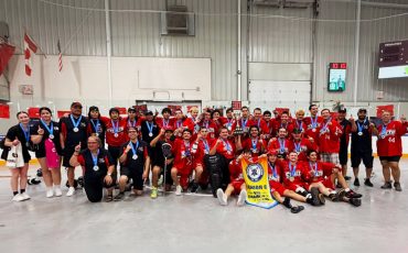 The Six Nations Stealth captured this year’s Meredith Cup, the provincial Junior C title. Photo courtesy OJCLL.