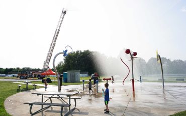 Six Nations Fire and Emergency Services showed the community how to beat the heat with splash day fun at the community grounds. (See Photo Essay by Jim C. Powless)