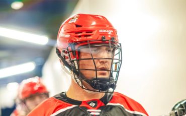 Six Nations member David Anderson was selected in the first round, ninth over-all, by the Georgia Swarm in this year’s National Lacrosse League draft. (Photo by Full Throttle Media.)