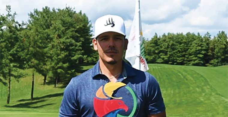 Six Nations member John Monture Jr. has now won the Ontario Indigenous golf tournament three times. (Photo courtesy John Monture Jr.)