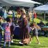 The Mohawk Chapel hosted an artists’ festival featuring writers, crafters even dancers in a fall setting outside the historic building. (Photo by Barbara Latkowski)
