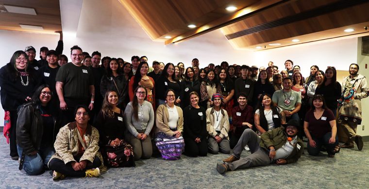 Youth at the 2026 Assembly of First Nations 4th National Climate Gathering in Hamilton. (AFN Facebook)